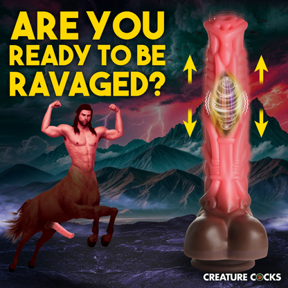 Centaur Thrusting & Vibrating Fantasy Dildo Creature Cocks