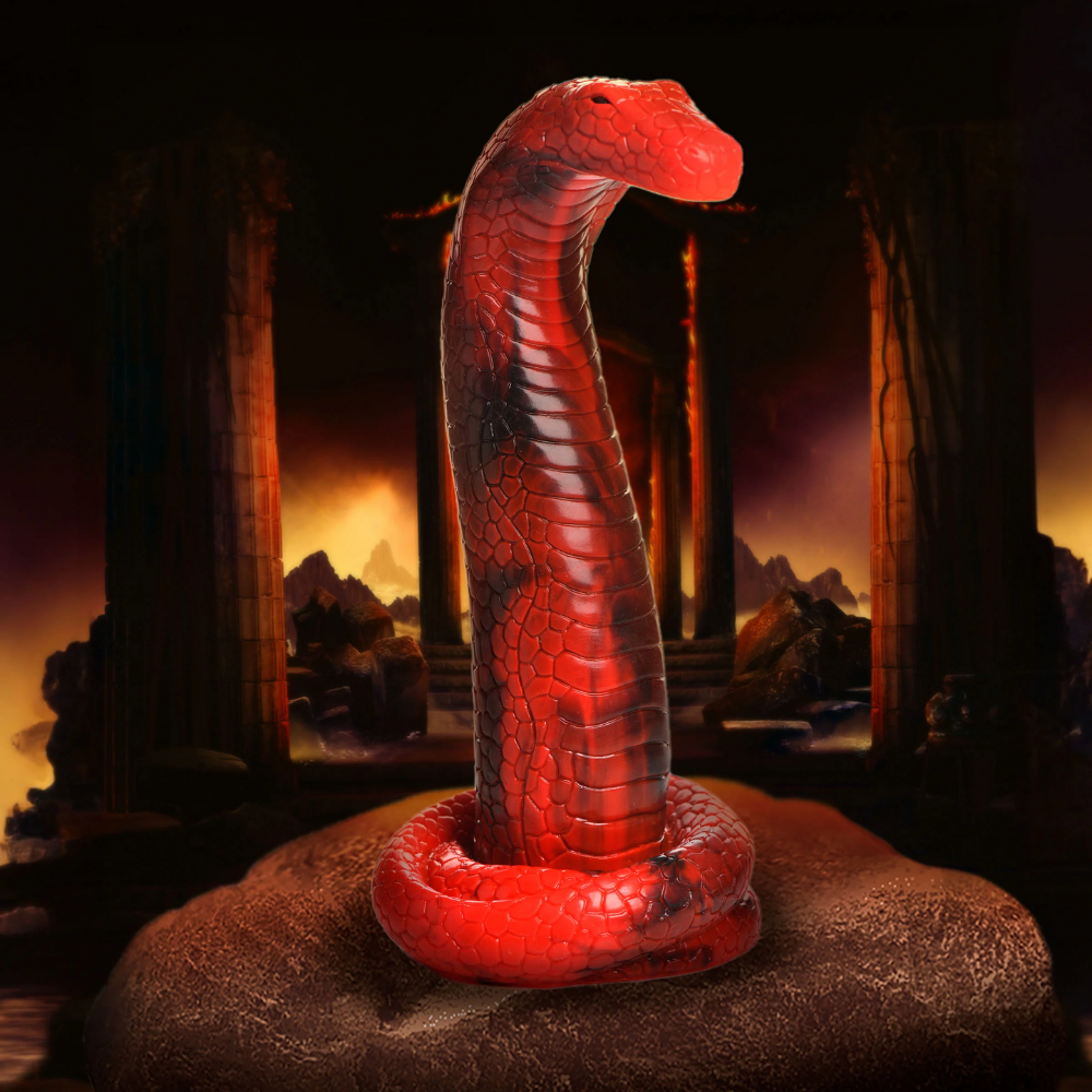 Red Cobra Creature Cocks Serpent Fantasy Dildo