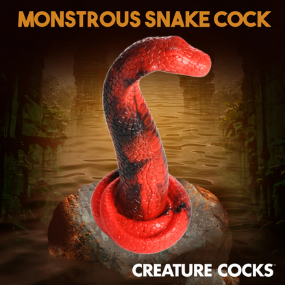 Red Cobra Creature Cocks Serpent Fantasy Dildo