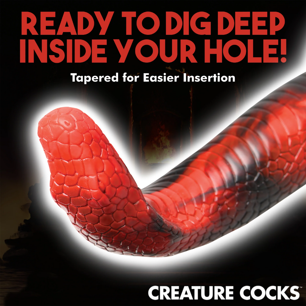 Red Cobra Creature Cocks Serpent Fantasy Dildo