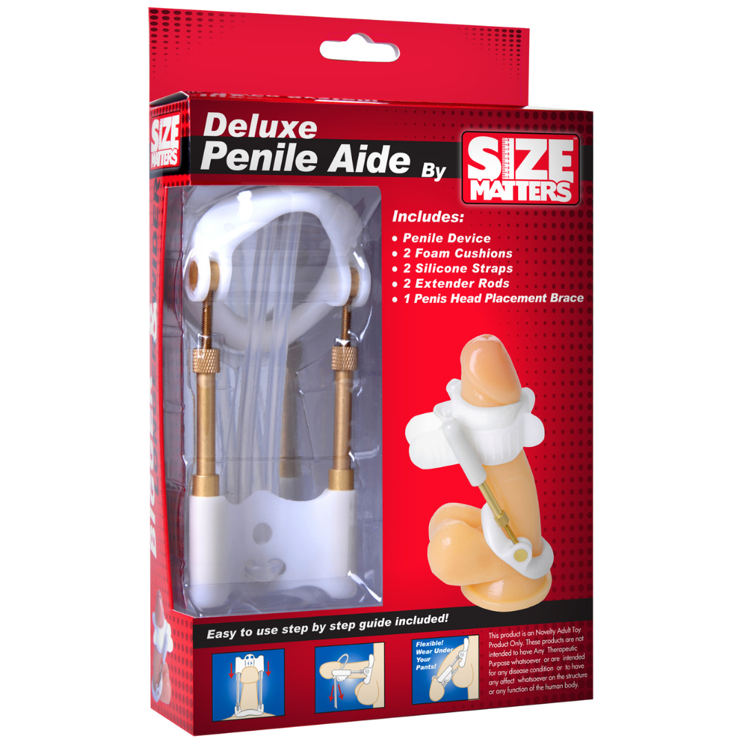 Size Matters Deluxe Penile Aide White