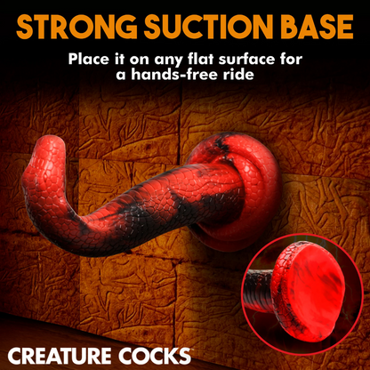 Red Cobra Creature Cocks Serpent Fantasy Dildo