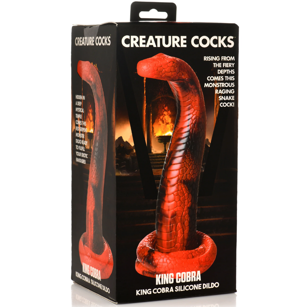 Red Cobra Creature Cocks Serpent Fantasy Dildo