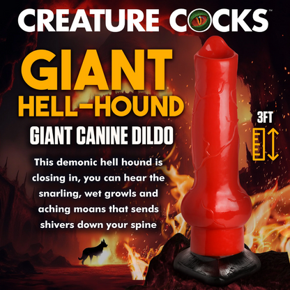 Giant 1 Meter Hell-Hound Canine Fantasy Dildo Creature Cocks