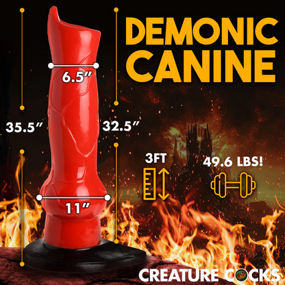 Giant 1 Meter Hell-Hound Canine Fantasy Dildo Creature Cocks