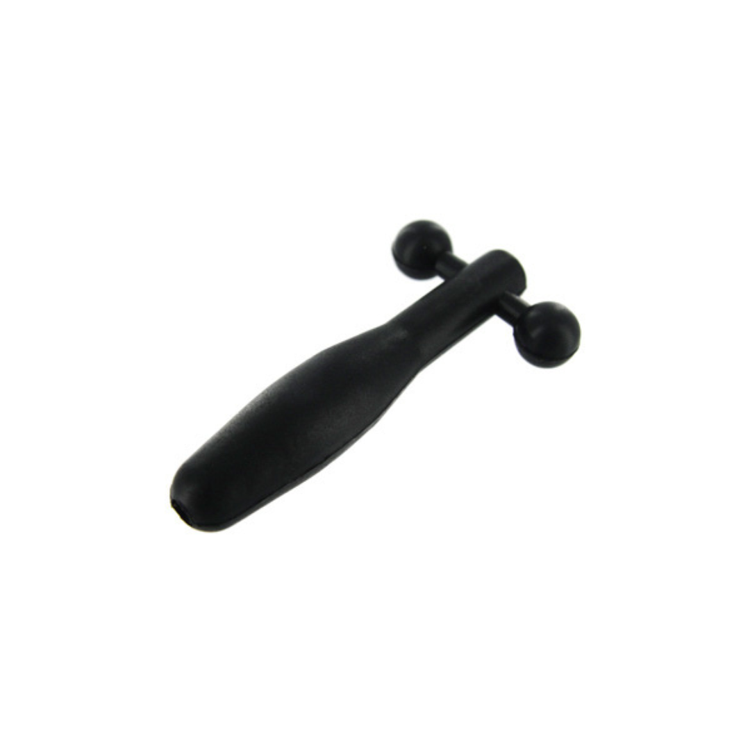 Silicone Cum-Thru Barbell Penis Sound Plug Master Series 