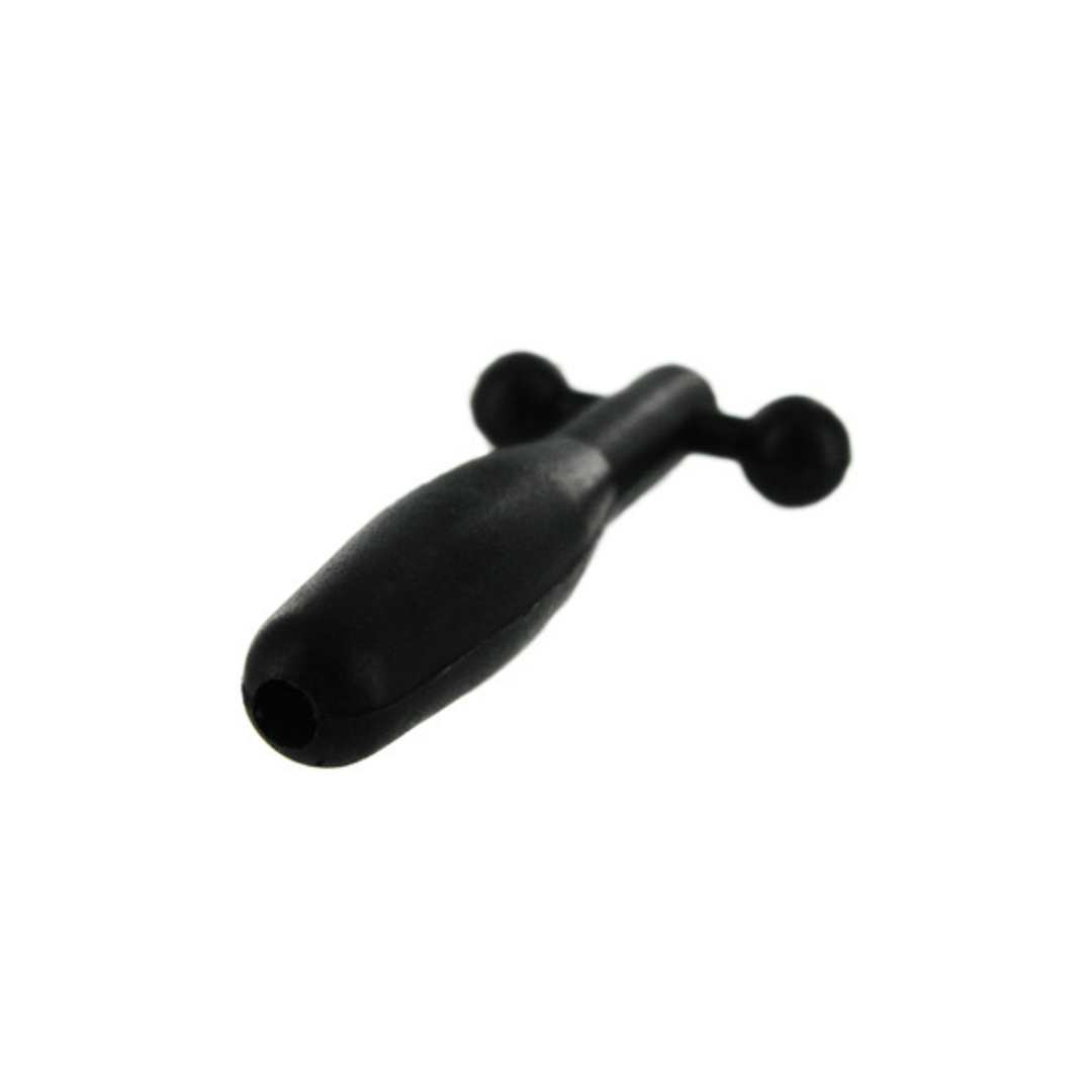 Silicone Cum-Thru Barbell Penis Sound Plug Master Series 