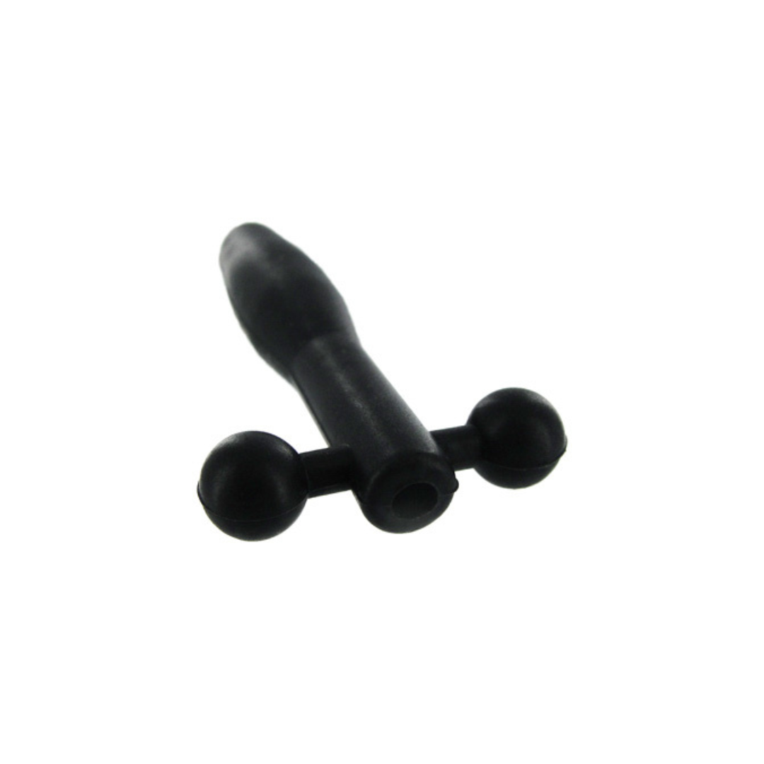 Silicone Cum-Thru Barbell Penis Sound Plug Master Series 