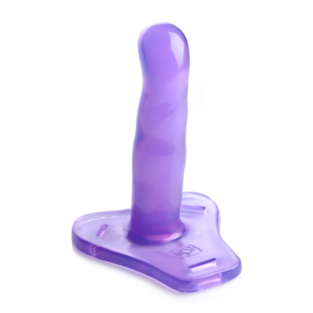 Comfort Ride Strap On Harness with 7inch Purple Dildo