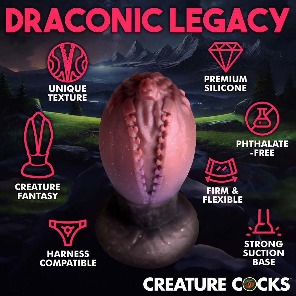 Dragon Hatch Creature Cocks Fantasy Egg Dildo