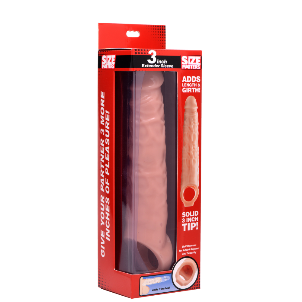 3inch Penis Extender Sleeve Size Matters