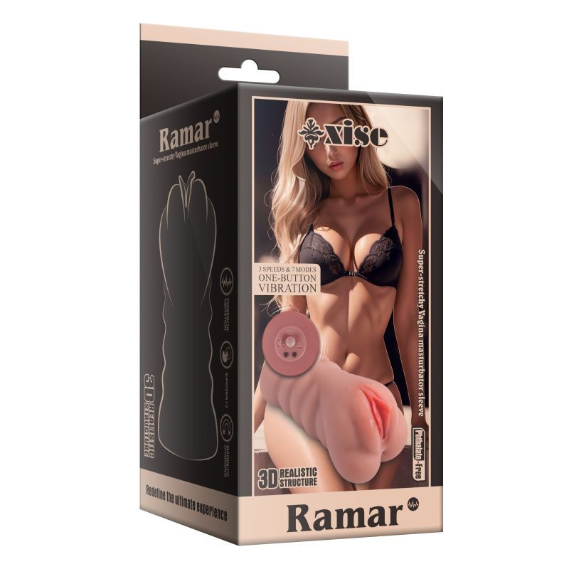 XISE Ramar Realistic Vibrating Anal Vaginal Masturbator | The Love Shop