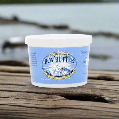 Boy Butter H2O Water-Based Cream Lubricant 16oz