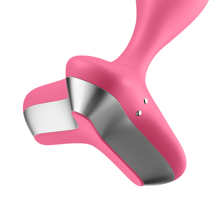 Satisfyer Game Changer Butt Plug Pink Rechargeable Vibrating