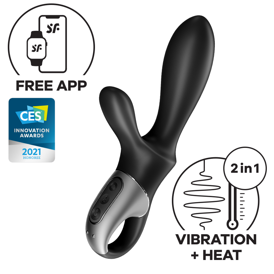 Satisfyer Warming Anal Vibrator Heat Climax Plus Connect App