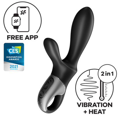 Satisfyer Warming Anal Vibrator Heat Climax Plus Connect App