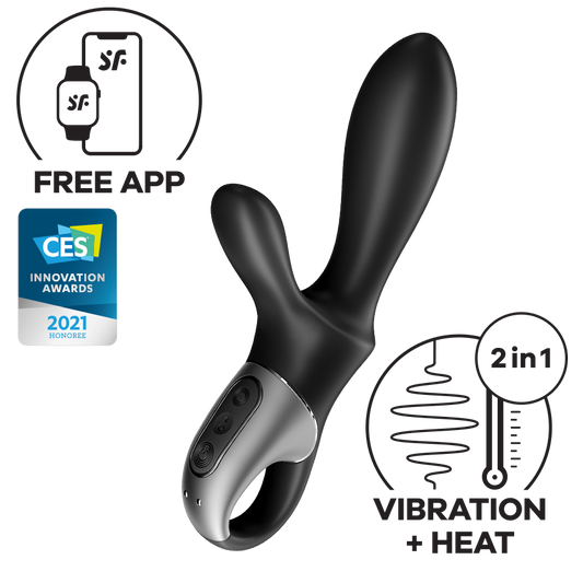 Satisfyer Warming Anal Vibrator Heat Climax Plus Connect App