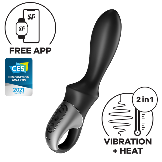 Satisfyer Warming Anal Vibrator Heat Climax with Connect App