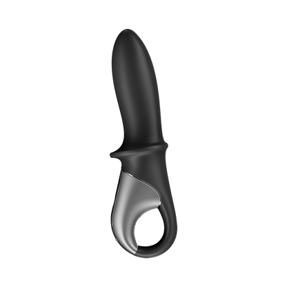 Satisfyer Warming Anal Vibrator Hot Passion Connect App Black