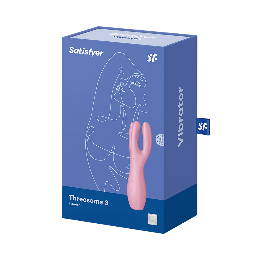 Satisfyer Threesome 3 Layon Vibrator Pink