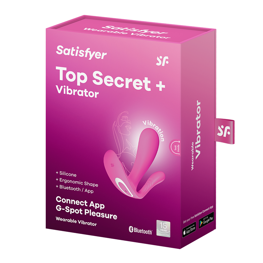 Satisfyer Top Secret+ Wearable Vibrator – Connect & Play