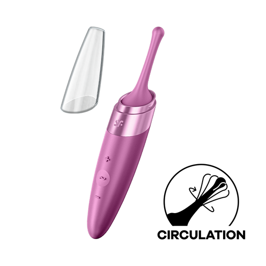 Satisfyer Twirling Delight Tip Clitoral Stimulator Berry Purple