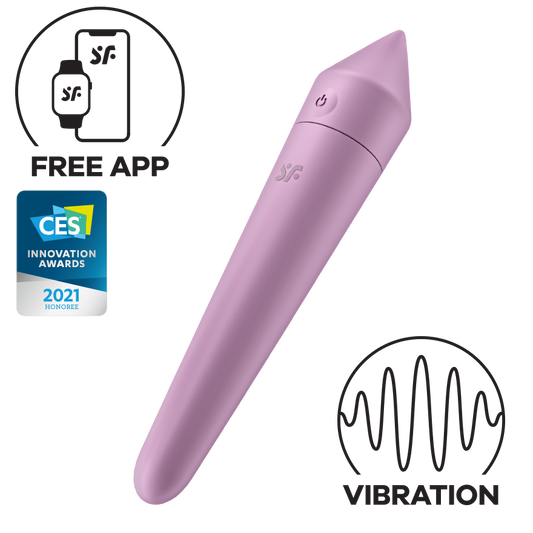 Satisfyer Vibrating Ultra Power Bullet 8 Lilac