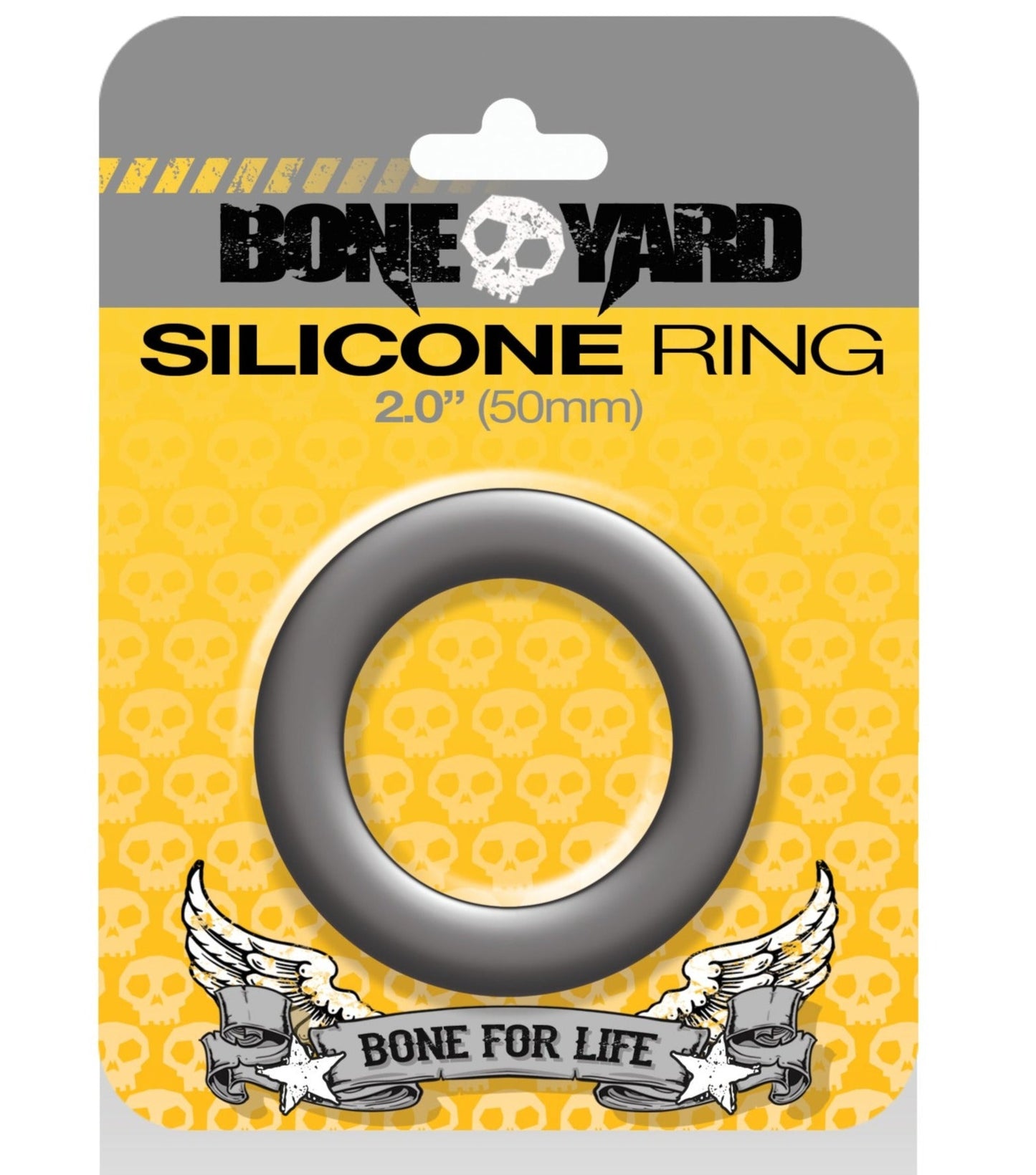 Boneyard Silicone Cockring 50mm Grey