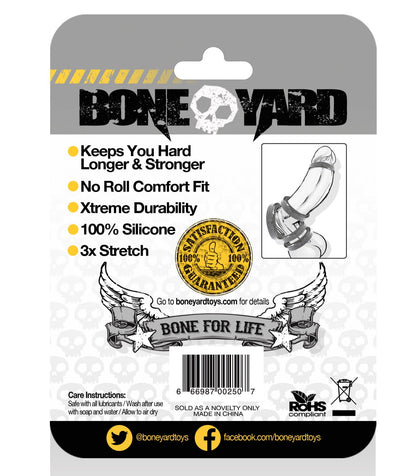 Boneyard Silicone Cockring 50mm Grey