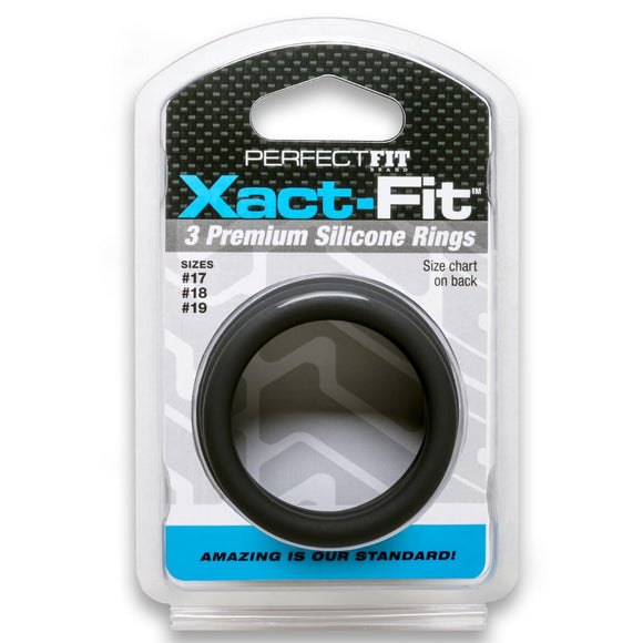 Xact-Fit Silicone Rings 3 Ring Kit Large