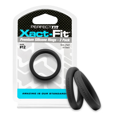 Xact-Fit #12 Cock Ring 2 Pack