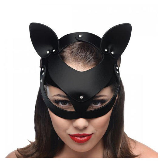 Bad Kitten Leather Cat Mask