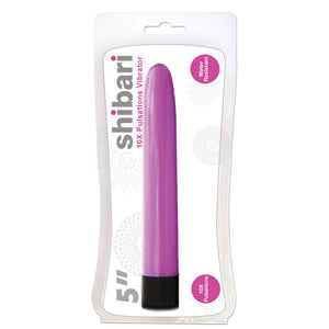 Shibari 10X Pulsations Vibrator 5inch Pink