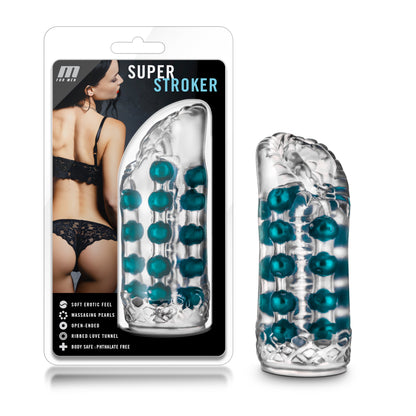 M for Men Super Stroker Pocket Pussy Clear