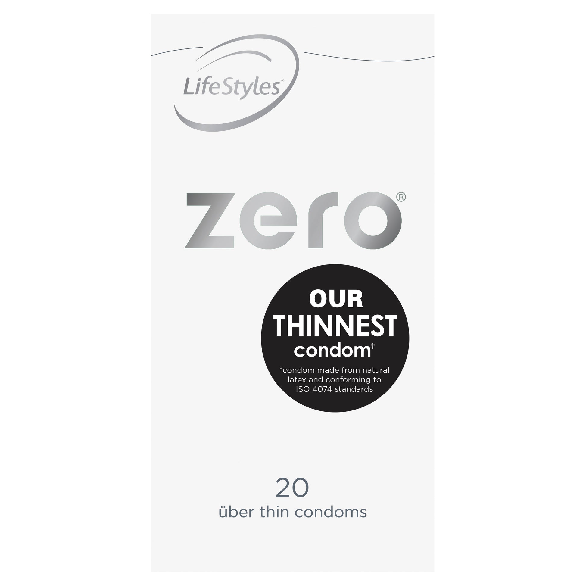 LifeStyles Zero Condoms 20 Pack