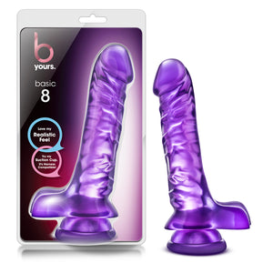 B Yours Basic 8 9inch Dildo Purple