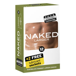 Four Seasons Naked Larger Condom 12 Pack