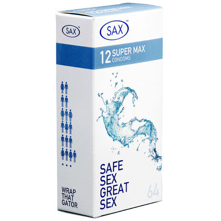 Sax Super Max 12 Pack Condoms