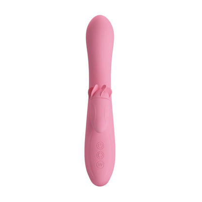 Rechargeable Rotating Tongue Rabbit Vibrator Gina