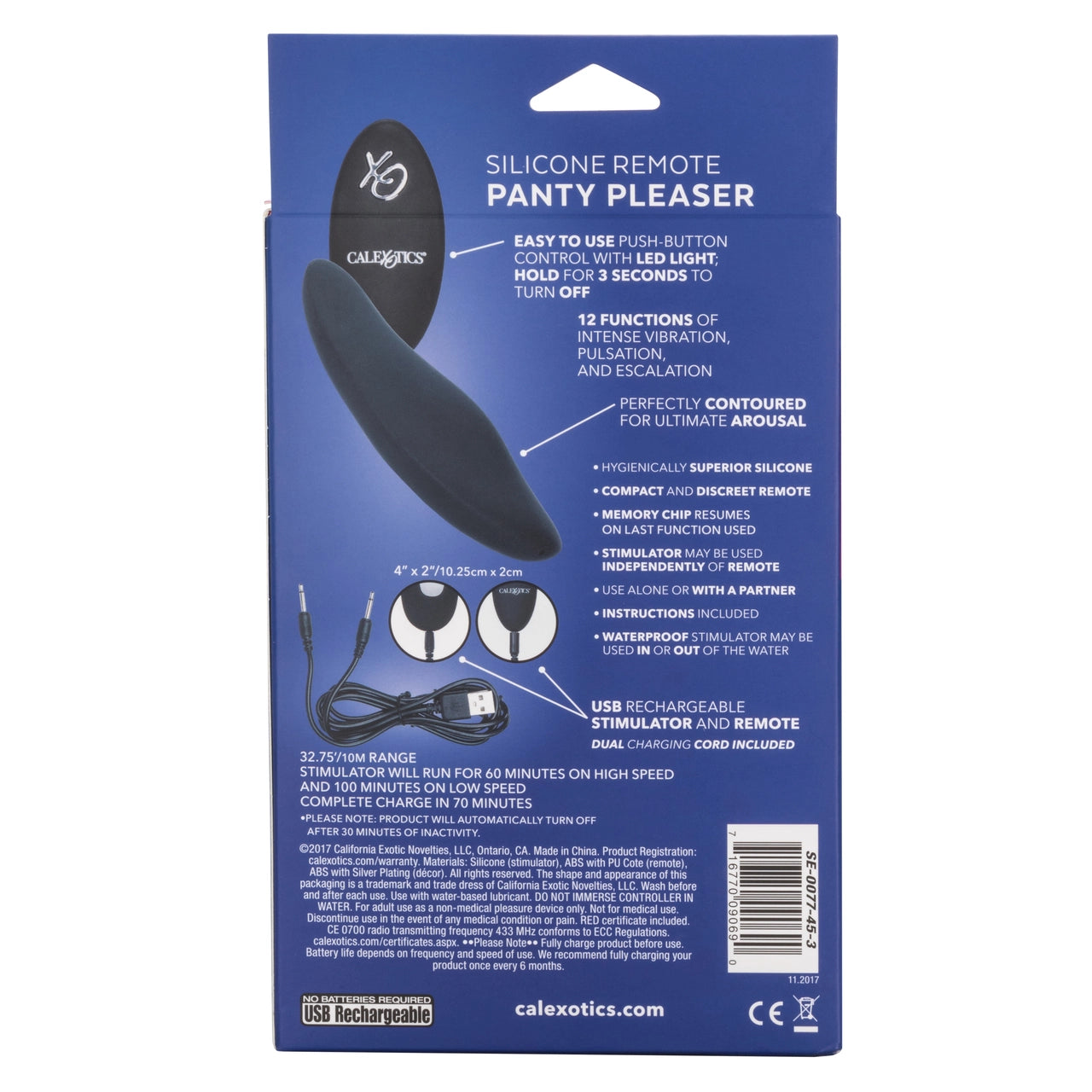 CalExotics Silicone Remote Panty Pleaser