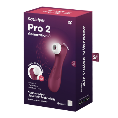 Satisfyer Pro 2 Generation 3 with App Control Red