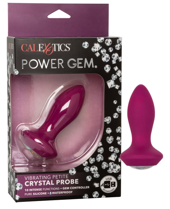 Power Gem Vibrating Petite Probe Purple