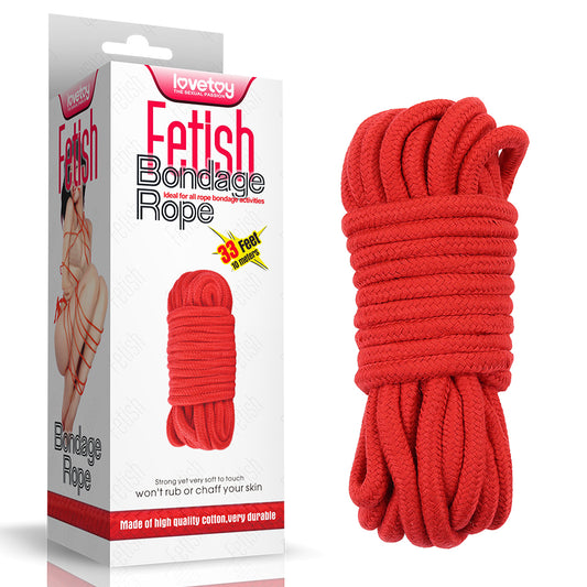 Fetish Bondage Rope 10 Meters Red