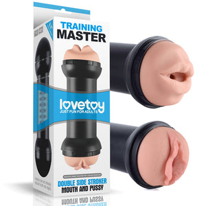 Training Master Double Side Pocket Pussy Mouth and Pussy