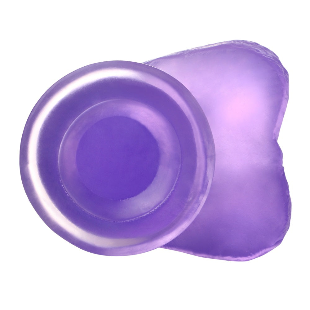 Jelly Studs Crystal Dildo Small Purple