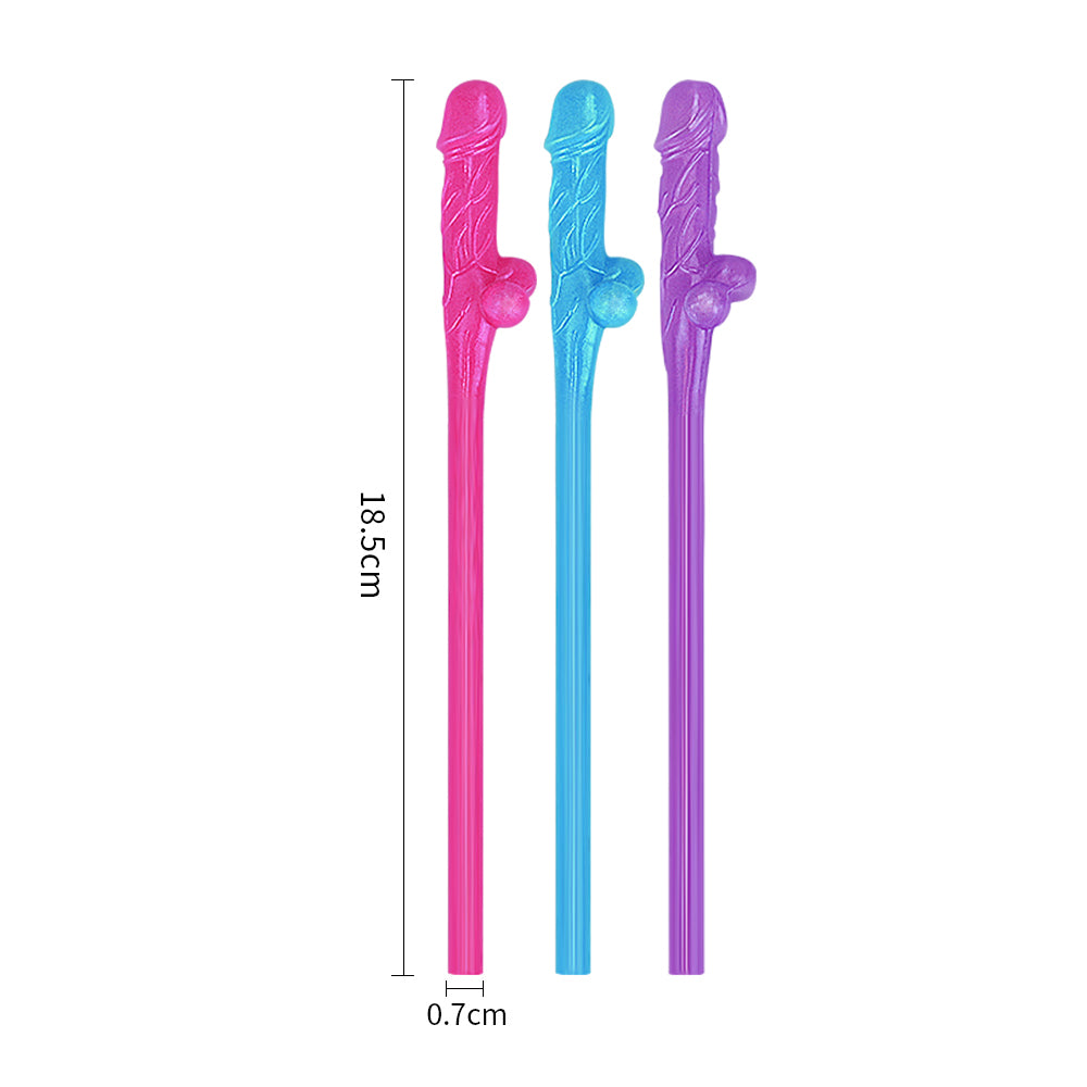 Original Willy Straws Colour 9 Pack