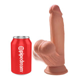 King Cock Plus 7inch 3D Cock with Swinging Balls
