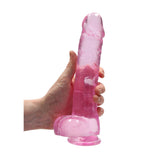 RealRock 9inch Pink Realistic Dildo With Balls