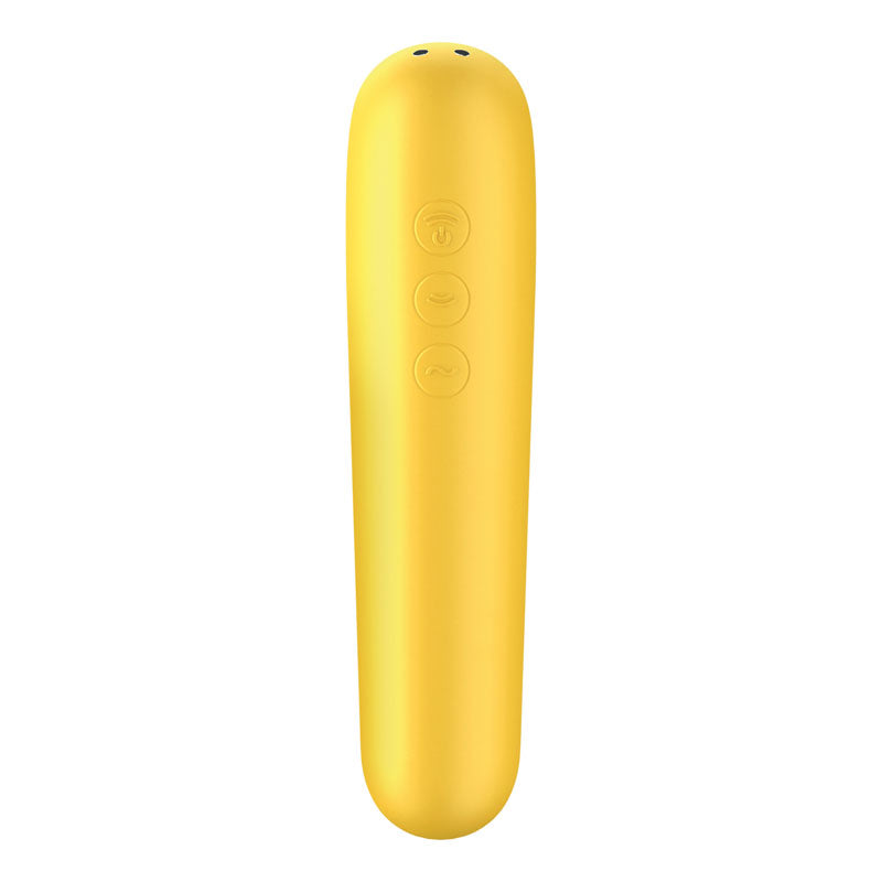 Satisfyer Dual Love Air Pulse Vibe Yellow