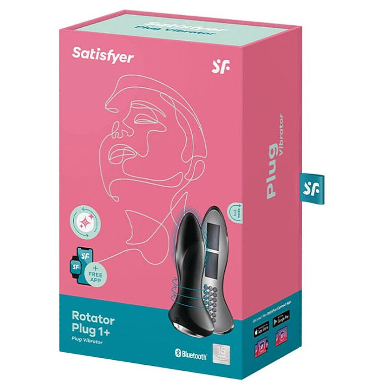 Satisfyer Rotator Plug Rechargeable Rimming Butt Plug with App Control